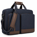 Sacoche pour ordinateur portable 15 pouces bleu et marron homme affaire