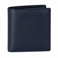 Portefeuille classique pliant bleu marine pour homme