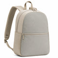 Sac à dos ergonomique avec poche zippée couleur taupe