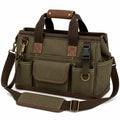 Sac à outils résistant vert avec sangle réglable